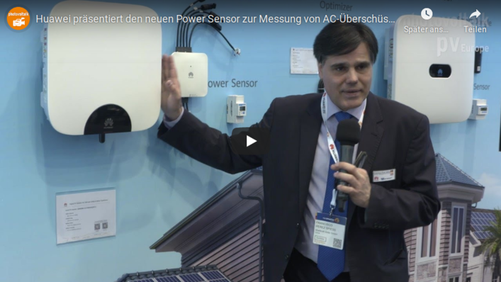 Huawei vernetzt die Komponenten der Eigenverbrauchssysteme mit intelligenter Leistungselektronik.
