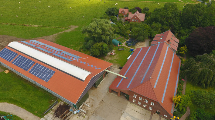 Der Ommenhof hat auf Solarstrom umgestellt. Die Daten nach 20 Monaten Betriebszeit können sich sehen lassen.