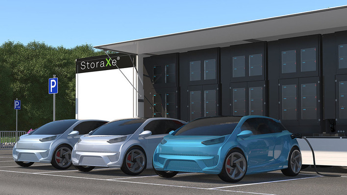 Mobile Speicherstation mHPC mit sehr hoher Ladeleistung von Ads-tec.