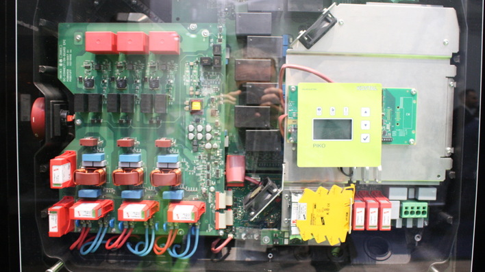 Die Leistungselektronik ist das Herz eines jeden Wechselrichter - hier im Piko von Kostal.