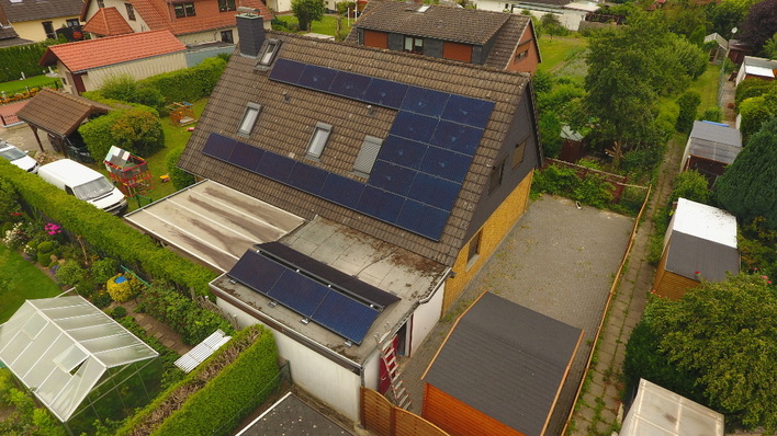 Diese Anlage in Bremen leistet 8,13 Kilowatt.