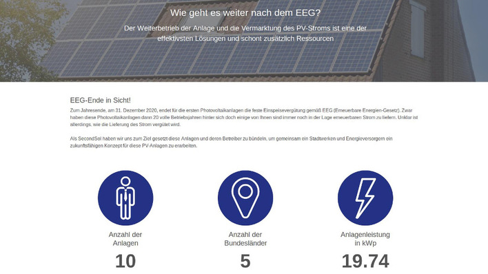 Auf dem Portal können interessierte Anlagenbetreiber ihren Generator registrieren. Das wird der erste Schritt hin zu einer Lösung für den Weiterbetrieb.