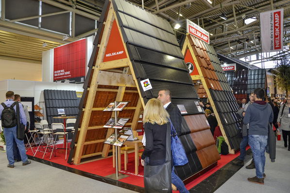 Auch in diesem Jahr hat Nelskamp seine solaren Dachelemente auf der Bau präsentiert.