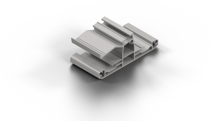 PMT: Das Paneel rutscht so weiter in Richtung Bodenschiene. 
