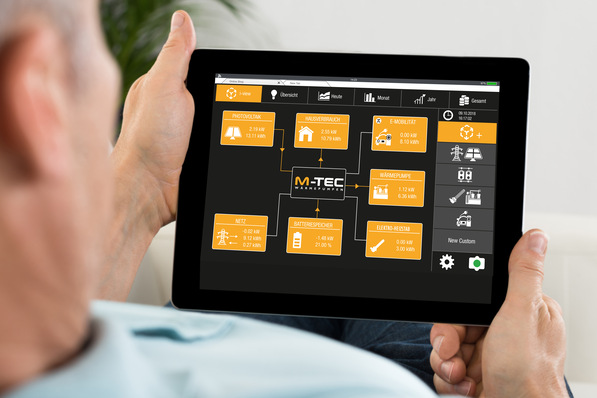 Alles im Blick: Mit dem intelligenten Energiemanagementsystem E-Smart.