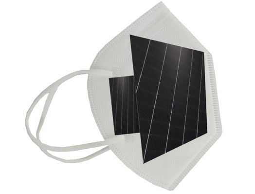 Vorabexemplar der neuen Solarmaske.