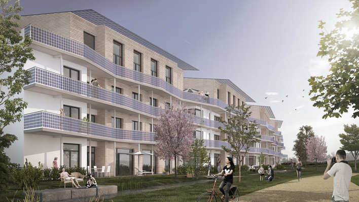 Die Klimahäuser in Schallstadt sind nicht nur Leuchtturm der modernen Architektur. Sie bestechen auch durch ein zukunftsweisendes Energiekonzept.