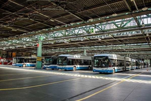 Installiert wird die Ladeinfrastruktur in der Busgarage Hardau, Anfang 2022 soll sie in Betrieb gehen.