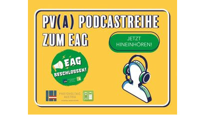Mit der Podcastreihe informeiert PV Austria die Handwerker zur den Eckpunkten und Einzelheiten des EAG.