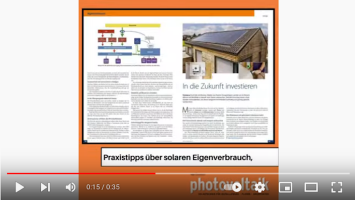 Der aktuelle Ratgeber bietet Informationen rund um Photovoltaik, Stromspeicher, E-Mobilität und elektrische Wärmetechnik.