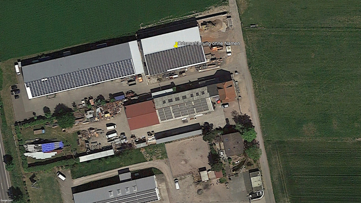 Diese Dachanlage aus dem Jahr 2010 steht derzeit zum Verkauf.