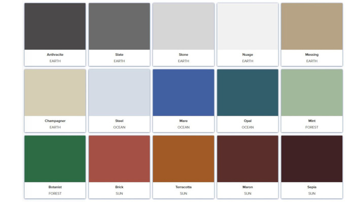 In 15 verschiedenen Farben sind die Module mit der neuen Beschichtungstechnik zu haben. Die Größe, Form und Zellbelegung ist weiterhin kundenspezifisch möglich.