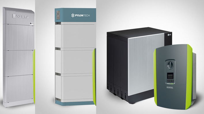 Mit diesen drei Speichern ist der Plenticore von Kostal jetzt kompatibel.