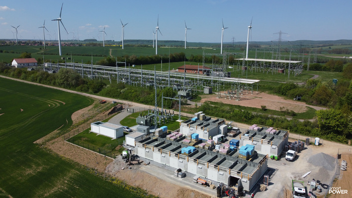 In Eisenach realisiert Smart Power Batteriespeicher mit über 60 Megawatt Anschlussleistung.