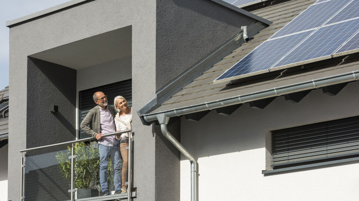 Künftig Pflicht in BaWü: die Solaranlage auf dem Süddach.