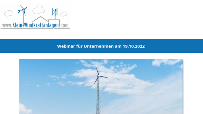 Bis 12.10.2022 läuft der Rabatt für Frühbucher.