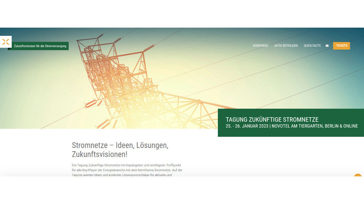 Auf der Tagung am 25. und 26. Januar 2023 erfahren Sie die neusten Entwicklungen rund die Stromnetze der Zukunft.