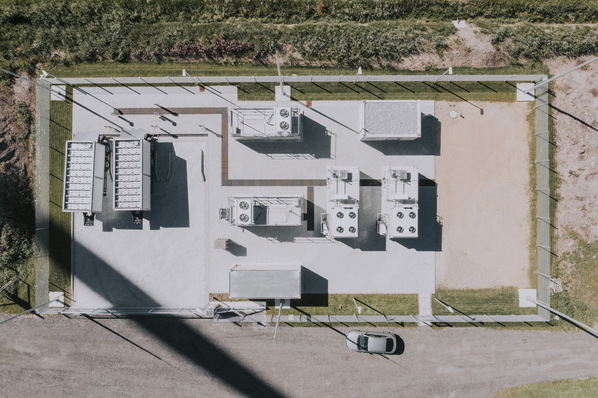 Der von GP Joule betriebene Elektrolysestandort in Bosbüll im Kreis Nordfriesland.