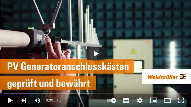 Das neue Video zu den GAK von Weidmüller steht ab sofort online.