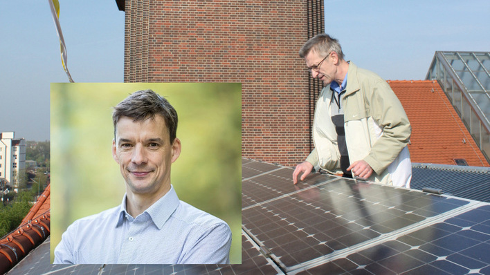 Dr. Thomas Binder (linkes Bild) erläutert die Konsequenzen unter anderem für den Denkmalschutz.