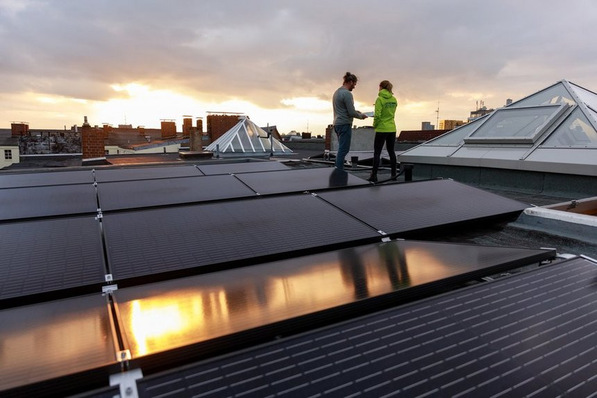 Mieterstromprojekt in Hamburg.