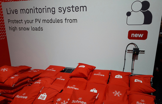 Monitoring der Schneelast von K2 Systems.