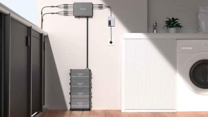 Die Wetterbedingungen auf dem Balkon sind für Speicher nicht ideal. 