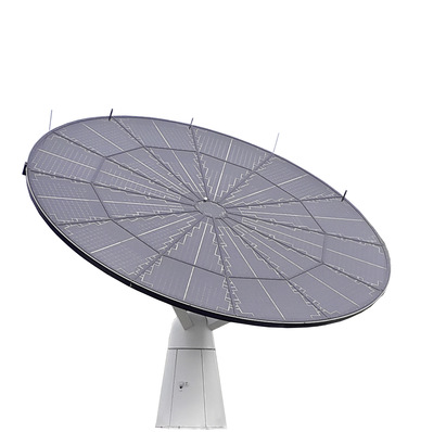 Der Solartracker an der Zufahrt zum Werksgelände markiert den neuen Zukunftspark.