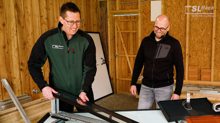  Im Video werden die Montagesysteme von SL Rack vorgestellt.