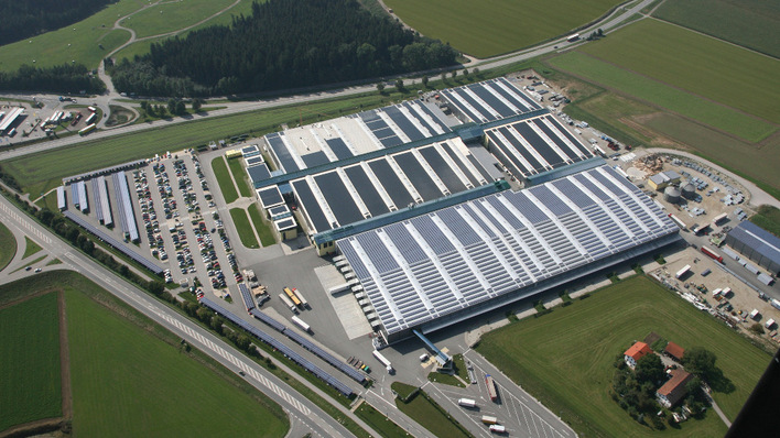 Firmensitz der Schletter Group in Kirchdorf/Haag.