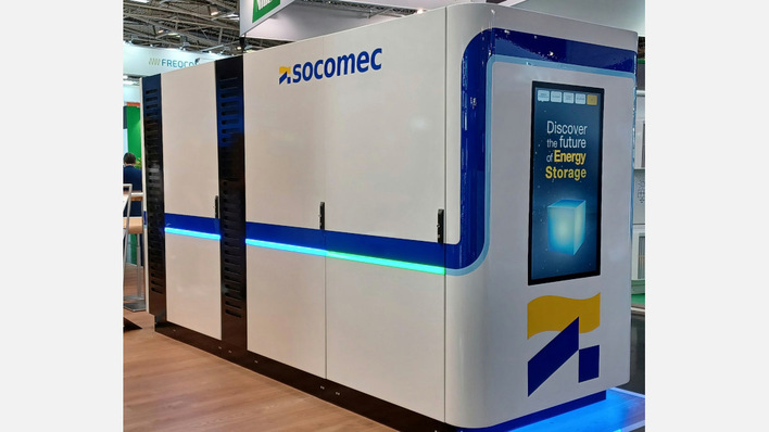 Socomec hat das neue System auf der EES Europe vorgestellt.