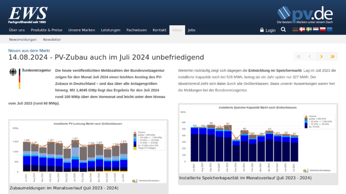 Die Auswertung für den Juli 2024 zeigt ein durchwachsenes Bild.
