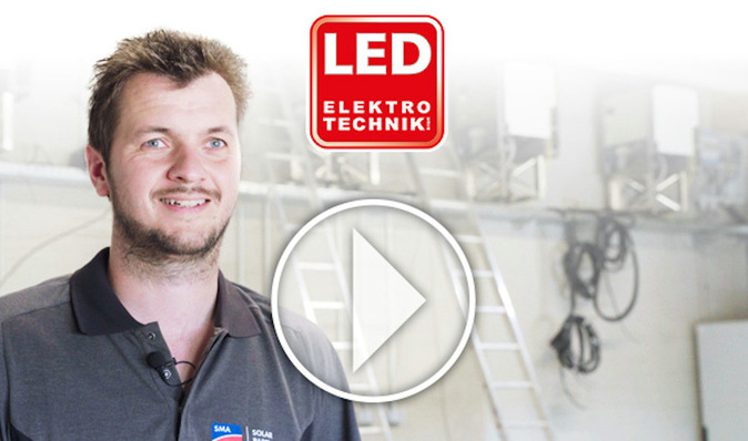 Raphael Krüger führt die Geschäfte der Firma LED Elektrotechnik.
