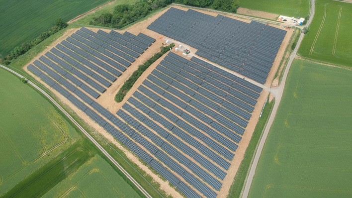 Der neue Solarpark ist bereits das zweite Projekt der MVV in der Region.