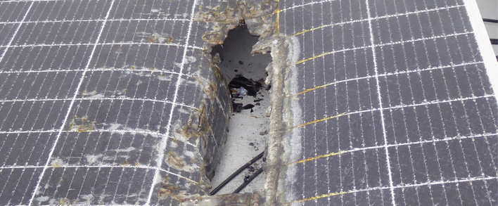 Mit dem Ausbau der Photovoltaik nehmen auch die Schäden zu.