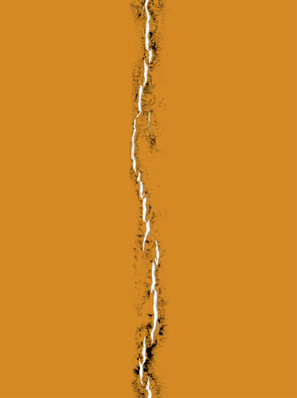 Ausgeprägter Riss in der Rückseite eines Moduls.