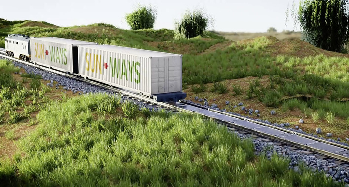 Auf Gleisen von zehn Kilometern Länge lassen sich 5.000 Module verlegen.