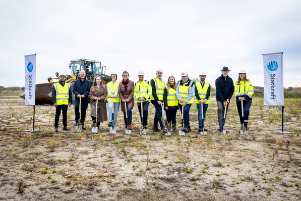 Noch nicht, aber bald: Das Hybridkraftwerk in Zerbst, Sachsen-Anhalt, wird über 47 Megawatt Leistung verfügen.