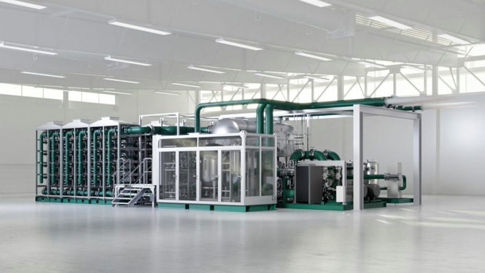 Mit dieser Elektrolyseplattform wollen Quest One und MAN Energy Solurtions die optimale Betriebsweise einer solchen Anlage herausfinden.