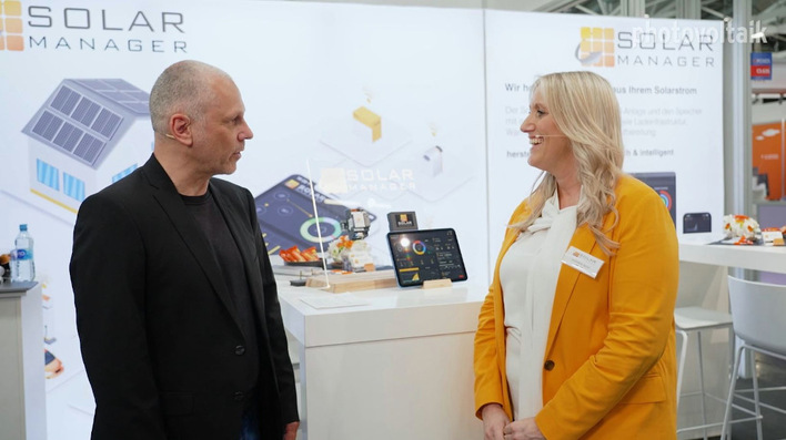 Kathrin Rust führt die Geschäfte der Firma Solar Manager in Deutschland.