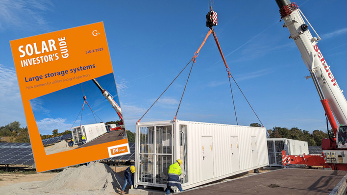 Große Speichersysteme am Netz bieten lukrative Investitionen.