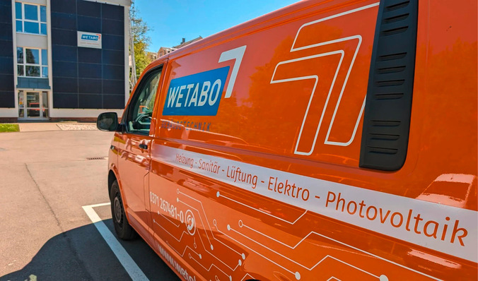 Die Firma Wetabo ist jeden Tag im Auftrag ihrer Kundinnen und Kunden unterwegs.
