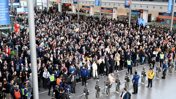 Starker Auftakt der The smarter E Europe am heutigen 7. Mai in München. Mehr als 100.000 Fachbesucher werden erwartet.
