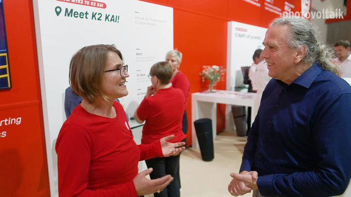 Katharina David von K2 Systems im CEO-Talk mit Chefredakteur Heiko Schwarzburger.