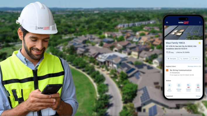 Das Flottenmanagement umfasst eine interaktive Kartenansicht in Echtzeit.