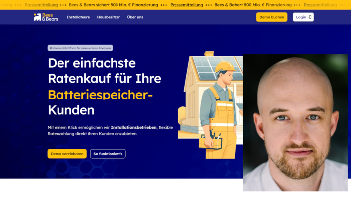 Mit dem Angebot von Bees & Bears können Installateure ihren Kunden eine solide Finanzierung bieten.