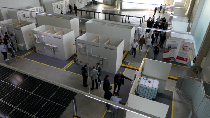 Ein Blick auf die Arbeitsstationen.