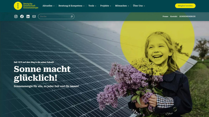 Die DGS hat ihren Auftritt im Internet erweitert und modernisiert.