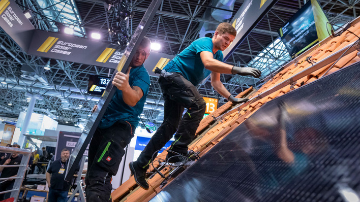 Zur Messe in Düsseldorf präsentierte sich unter anderem das Handwerk.