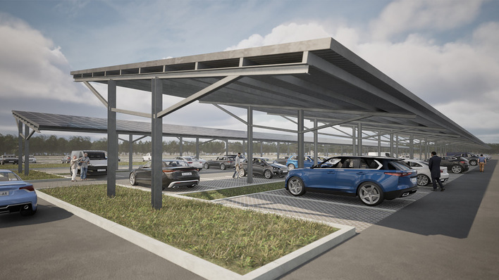 Insgesamt 25.000 Module wird Roof plus auf der Unterkonstruktion installieren.